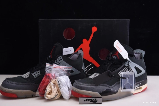 Kicked Out Shoe Store Retro Bred Air CV9388-001 Off Jordan White 4 x 0722